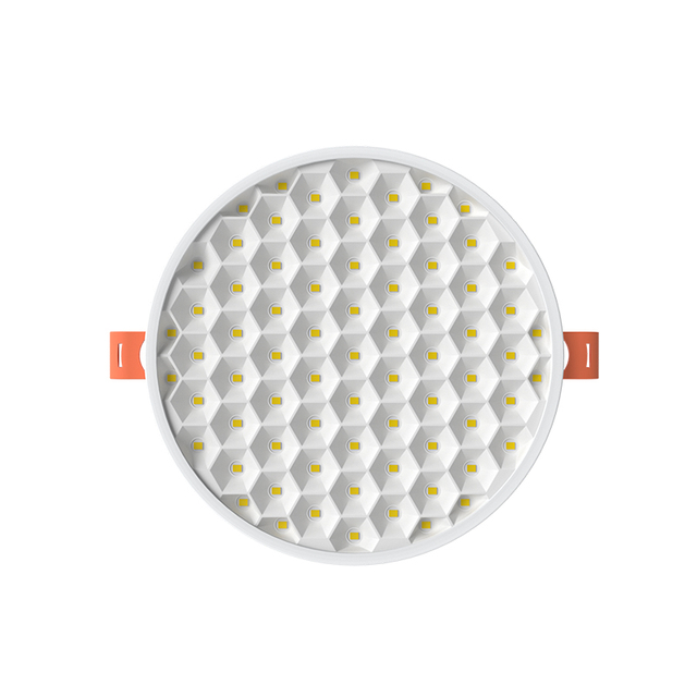 Honeycomb recessed panel light