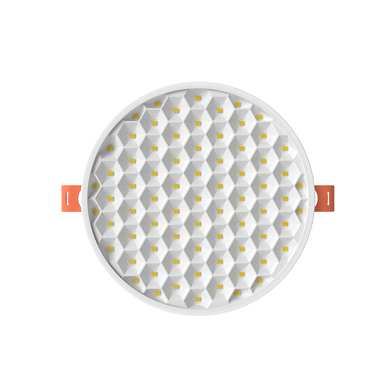 Honeycomb recessed panel light